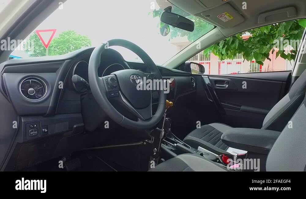 Car for disabled people. Hand operated vehicles for disabled people