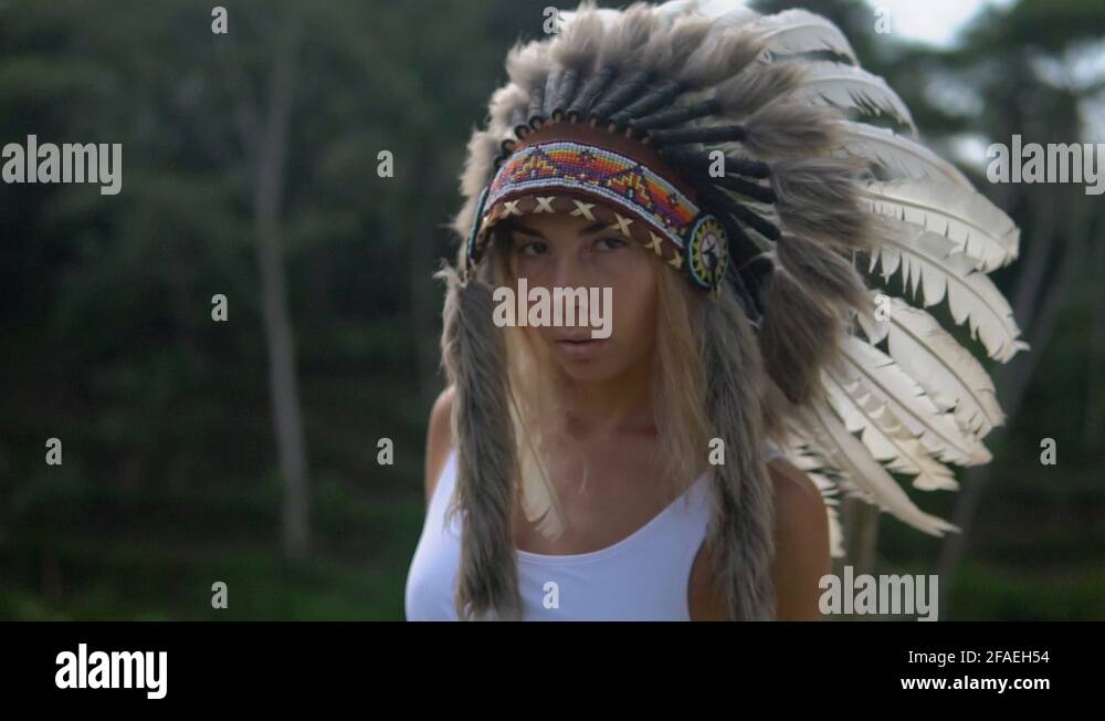 White war bonnet Stock Videos & Footage - HD and 4K Video Clips - Alamy