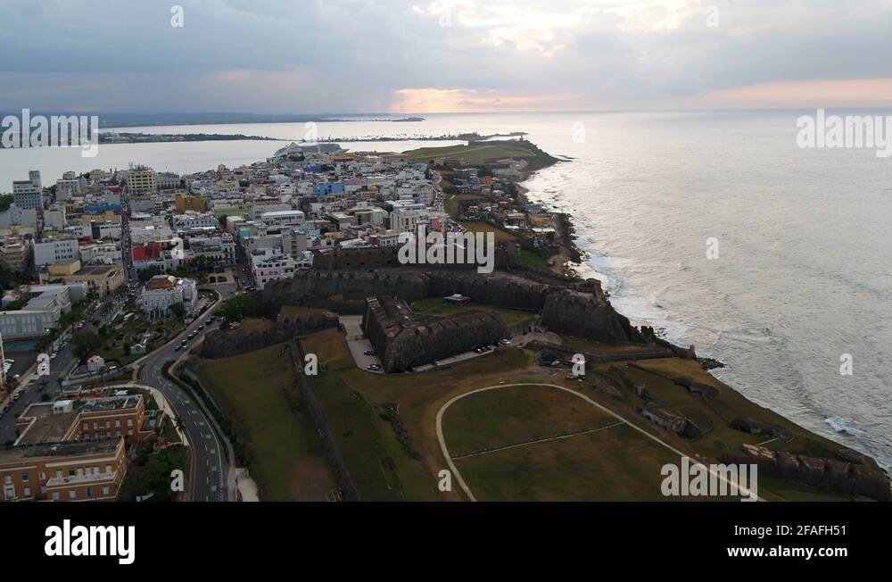 Old san juan puerto rico aerial Stock Videos & Footage - HD and 4K ...