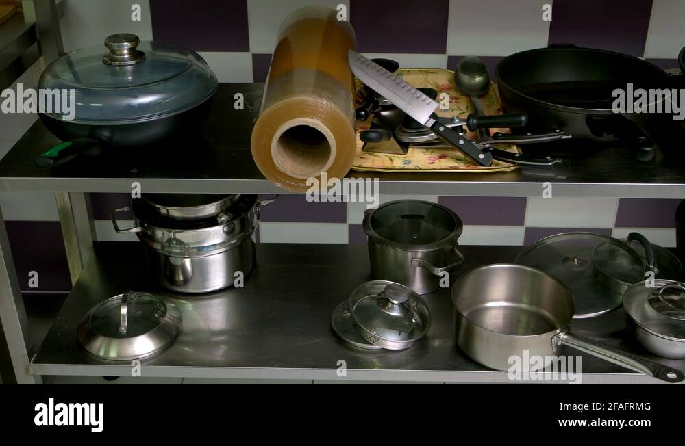 Aluminium cooking pan utensils Stock Videos & Footage HD and 4K Video