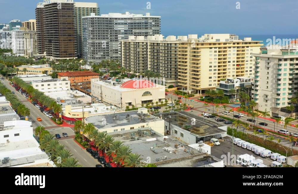 The Shul surfside Miami Beach Jewish Synagogue Temple 4k Stock Video