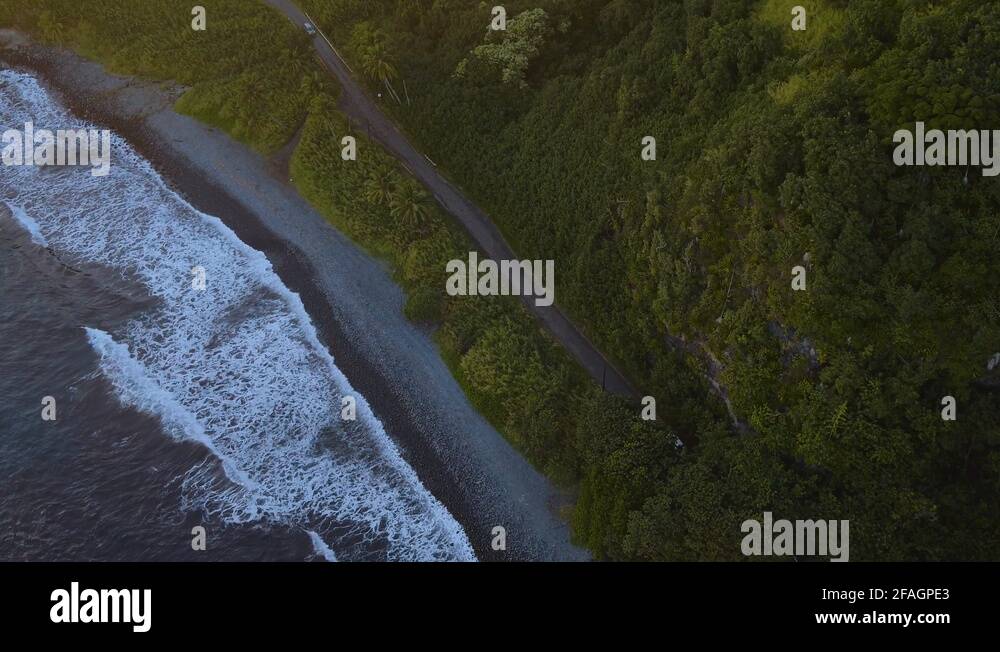Hawaiian islands birds eye view Stock Videos & Footage HD and 4K