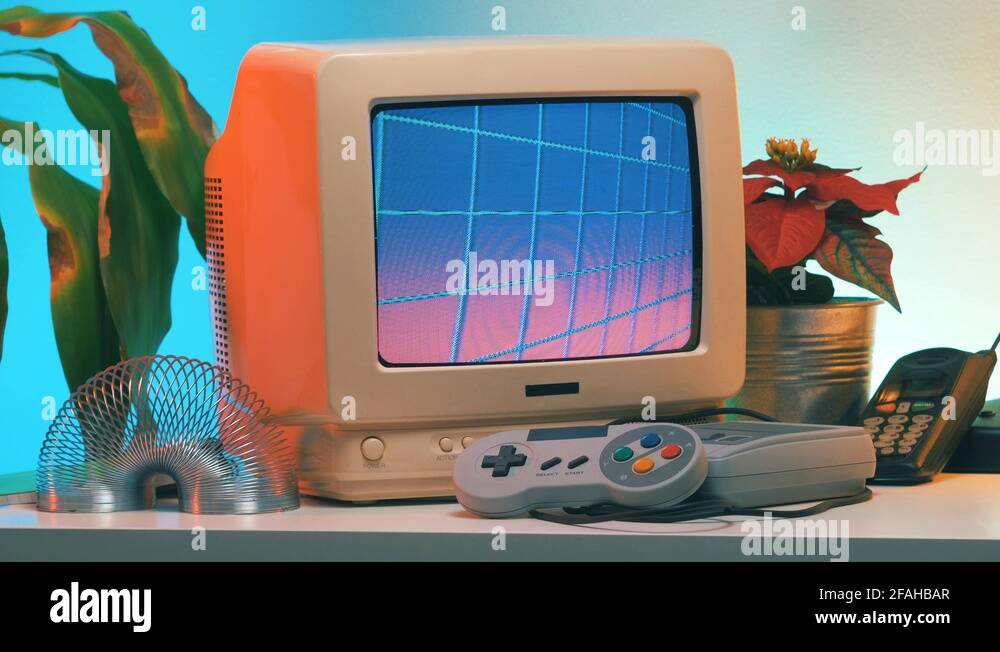 THANK YOU on Vintage Television Retro Computer Screen from 80s 90s ...