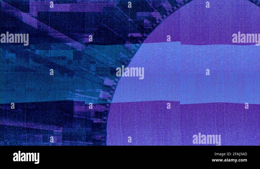 Tv digital distortion screen texture vj loop Stock Video Footage - Alamy