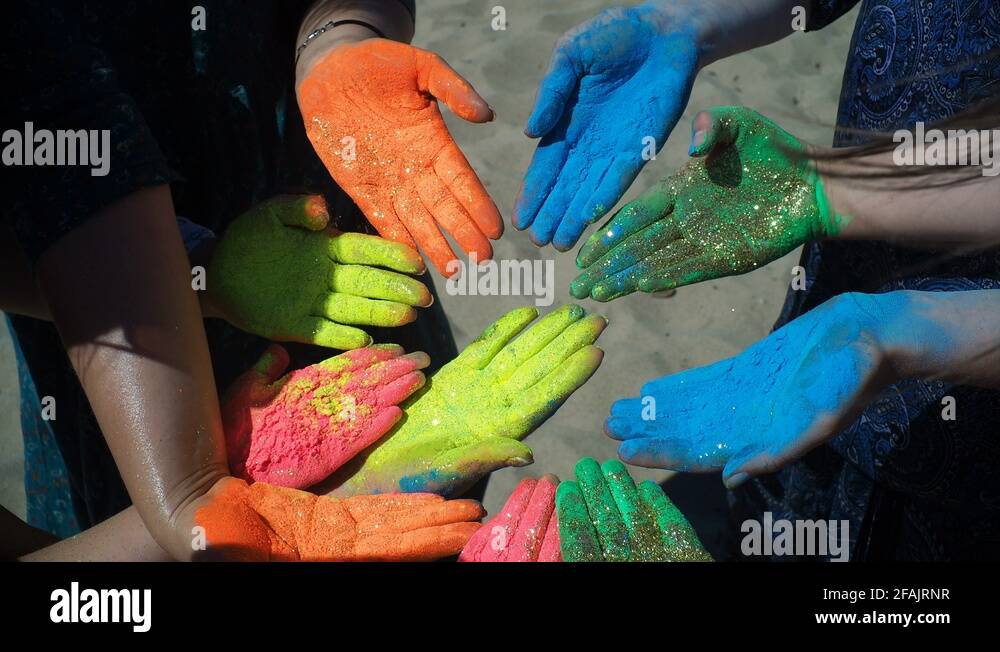 Colored hands paint Stock Videos & Footage HD and 4K Video Clips Alamy
