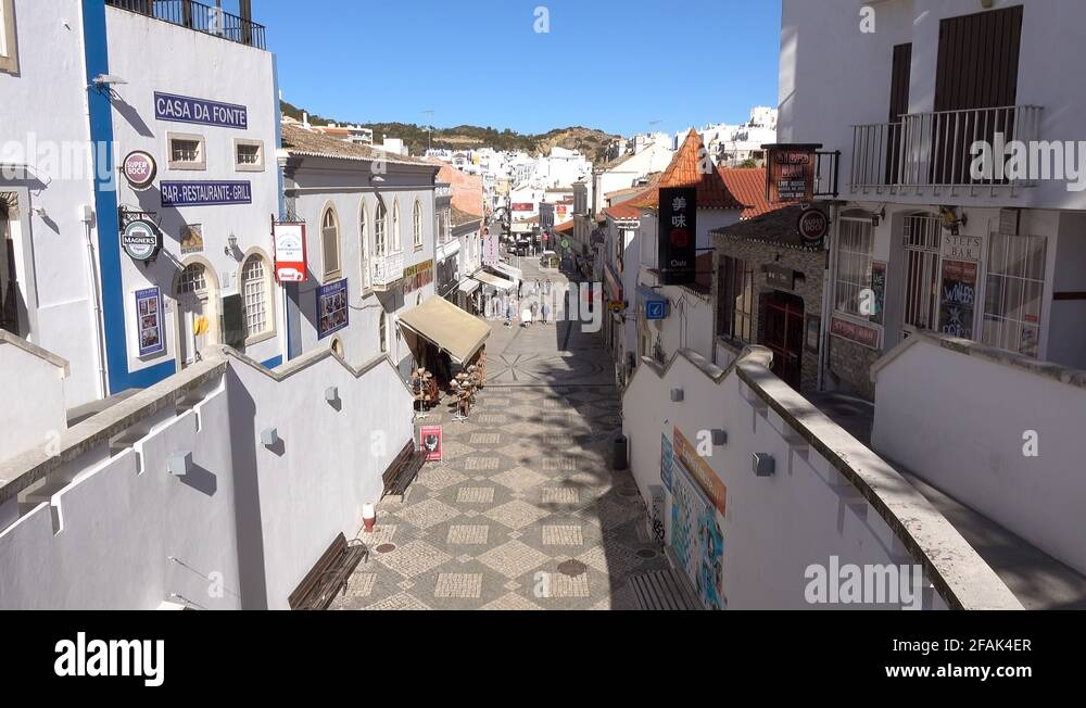 Tunnel beach in albufeira portugal Stock Videos & Footage HD and 4K