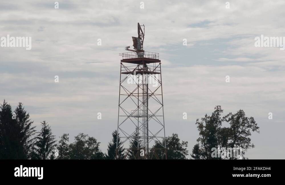Air traffic control tower radar Stock Videos & Footage HD and 4K