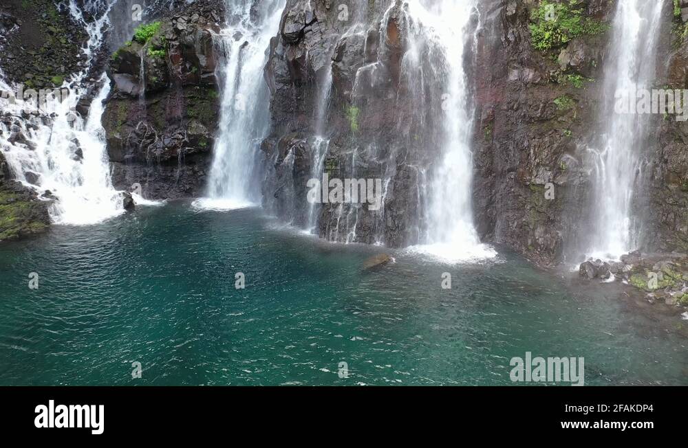 Grand Galet Falls at the Cascade Langevin on the island of Réunion