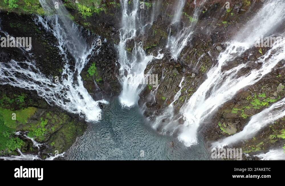 Grand Galet Falls at the Cascade Langevin on the island of Réunion