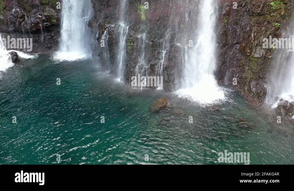 Grand Galet Falls at the Cascade Langevin on the island of Réunion