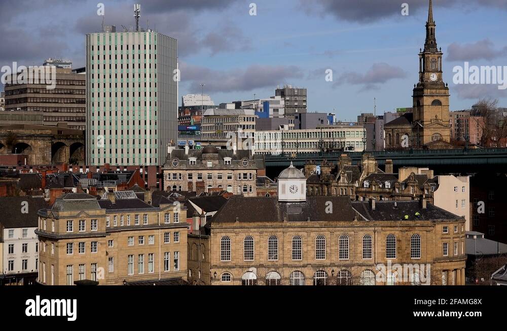Newcastle city aerial Stock Videos & Footage HD and 4K Video Clips