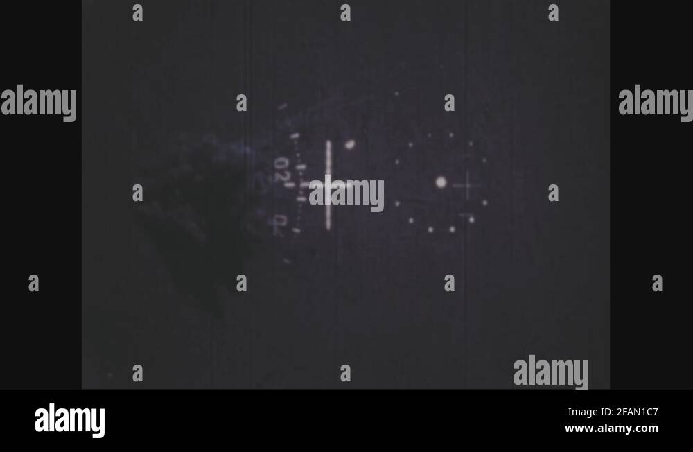 Gun Camera footage of fighter Dassault plane mirage during Six Day war