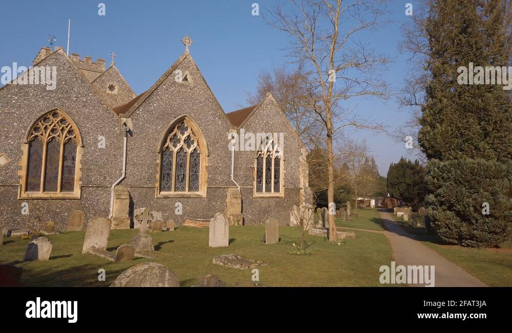 Parish church headstones gravestones graveyard Stock Videos & Footage ...