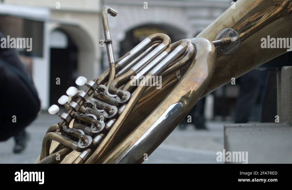 Large brass musical instrument Stock Videos & Footage HD and 4K Video