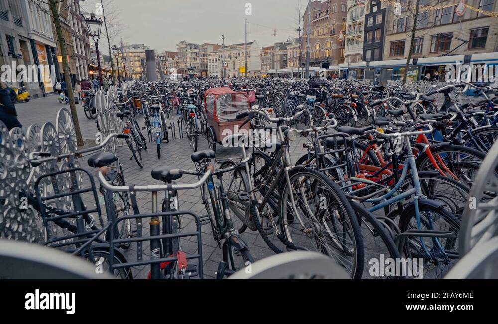 Amsterdam bike rack Stock Videos & Footage HD and 4K Video Clips Alamy