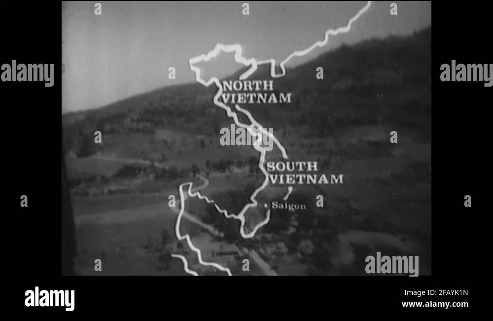 Map North Vietnam South Vietnam 1960s Stock Videos Footage Hd And Map North Vietnam South Vietnam 1960s Stock Videos Footage Hd And