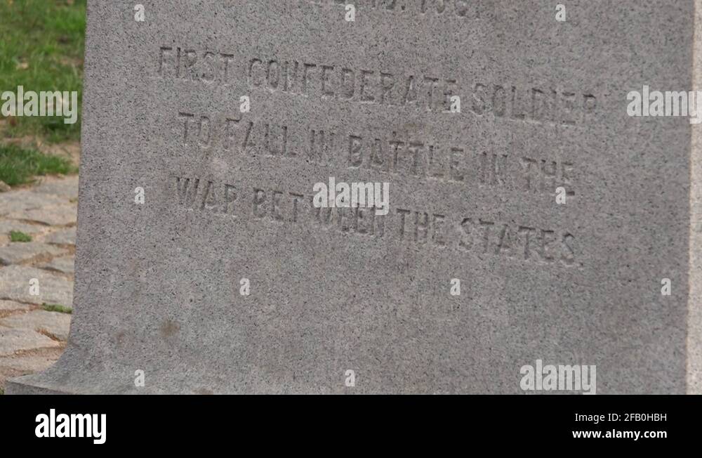 Henry Lawson Wyatt Confederate Statue in downtown Raleigh North