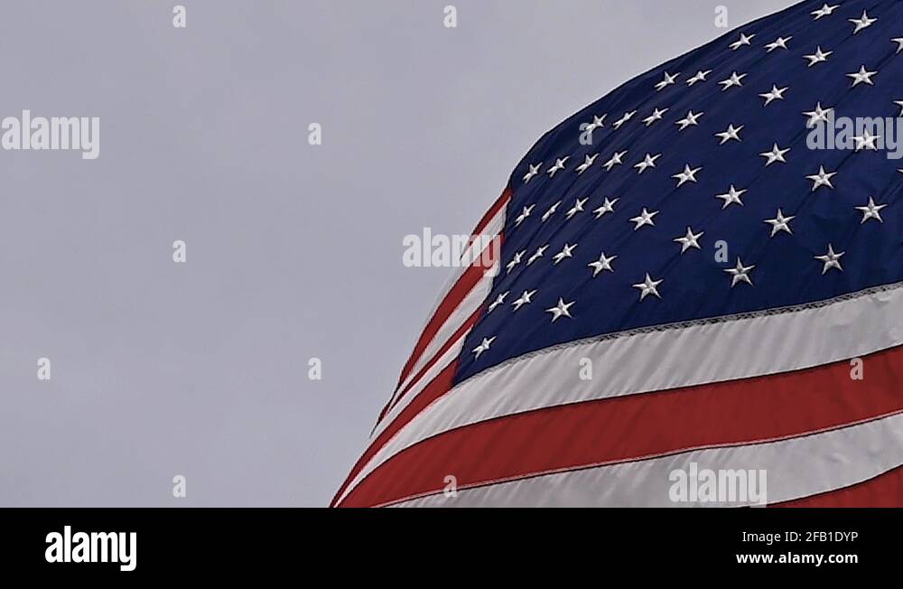 Sad american flag Stock Videos &