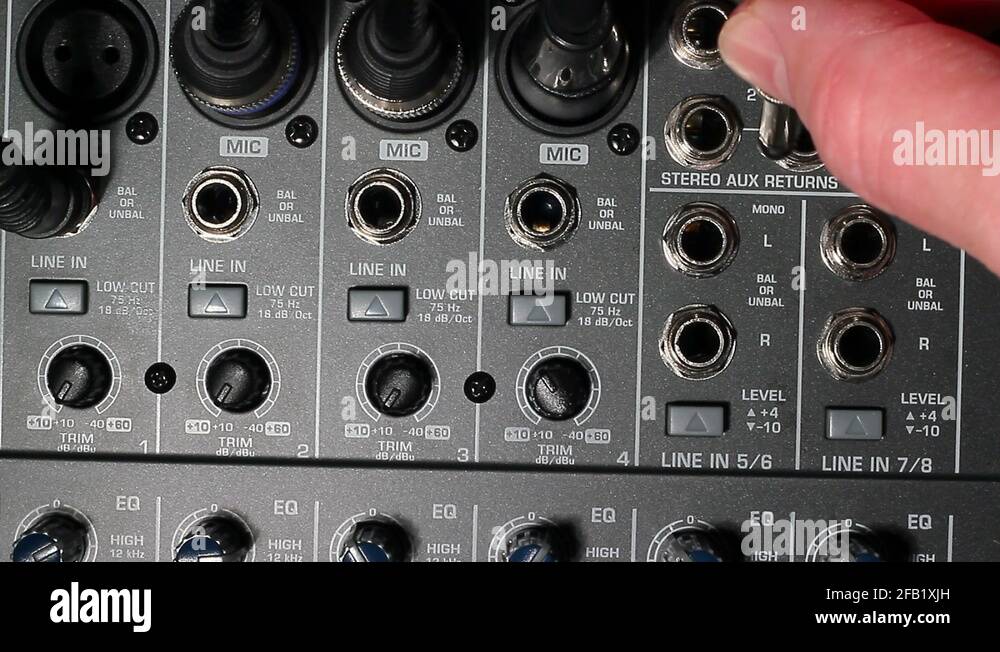 Mic preamp Stock Videos & Footage HD and 4K Video Clips Alamy