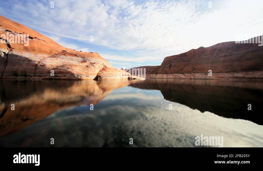 Scenic Beauty of Lake Powell, Arizona Stock Video Footage Alamy