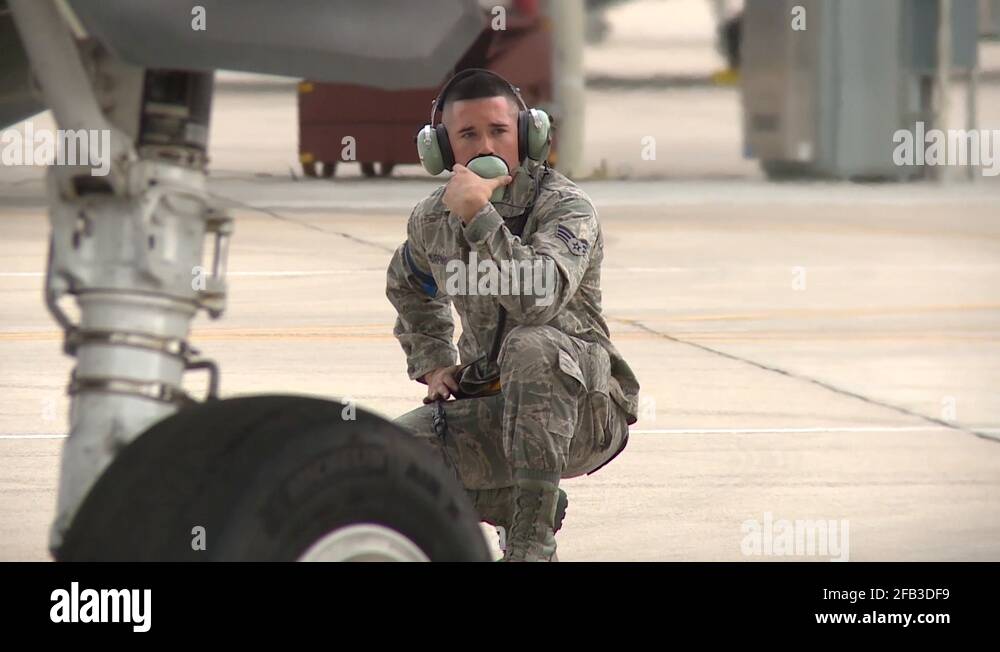 Pilot from 56th fighter wing Stock Videos & Footage HD and 4K Video