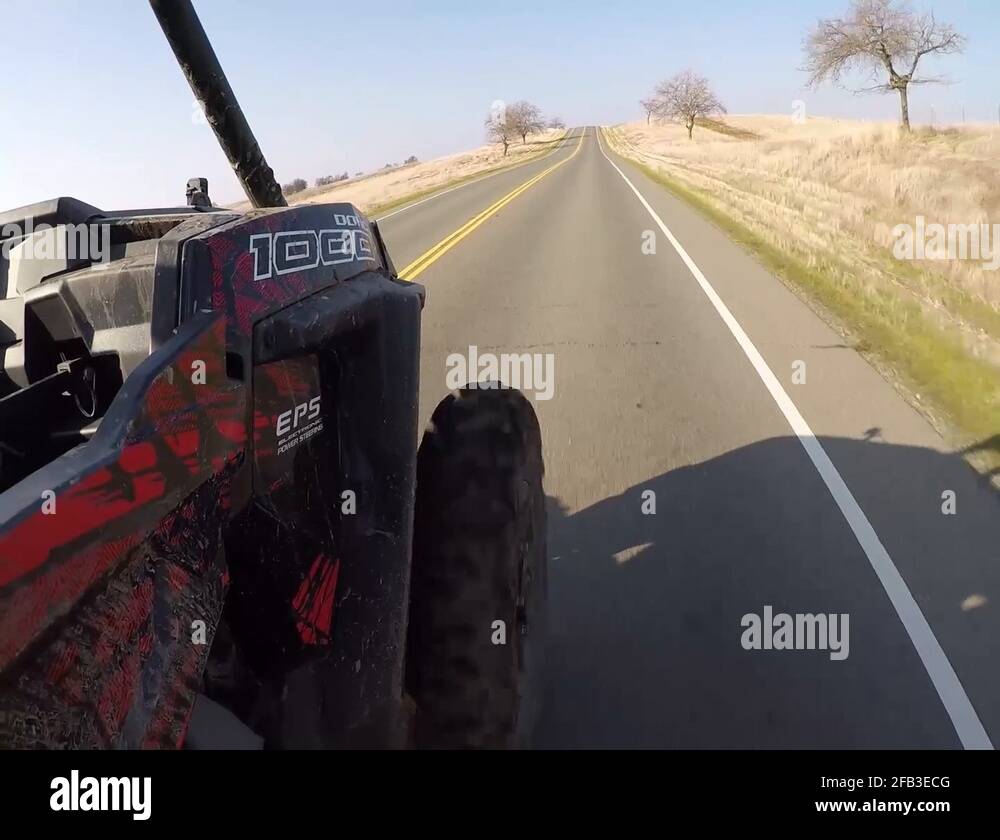 9th Security Forces Squadron in UTV during perimeter patrols at Beale