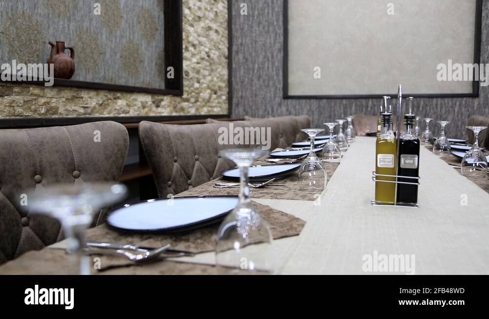 Table tops for restaurant Stock Videos & Footage HD and 4K Video