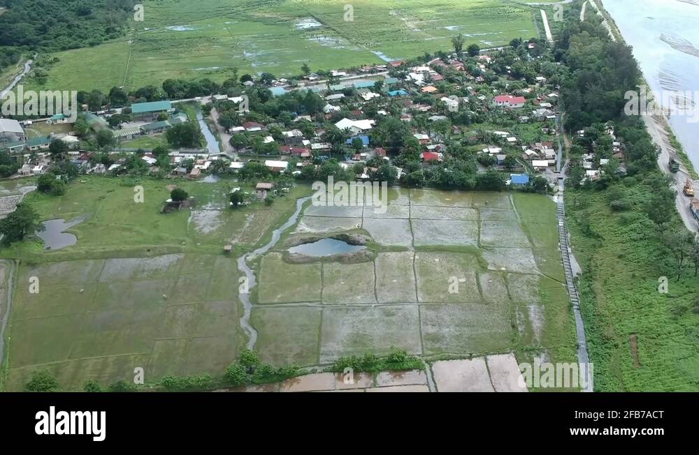 A Barangay in San Marcelino, Zambales, Philippines Stock Video Footage
