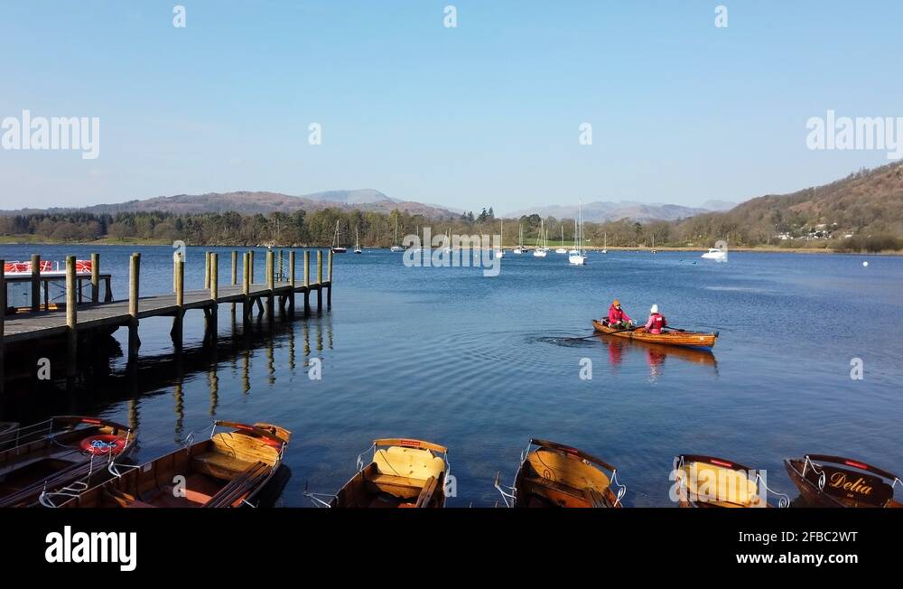 Rowing boat lake district Stock Videos & Footage HD and 4K Video