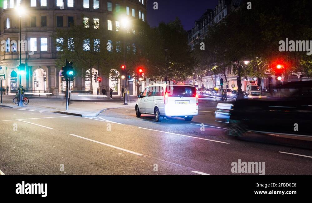 Traffic congestion at trafalgar square Stock Videos & Footage HD and