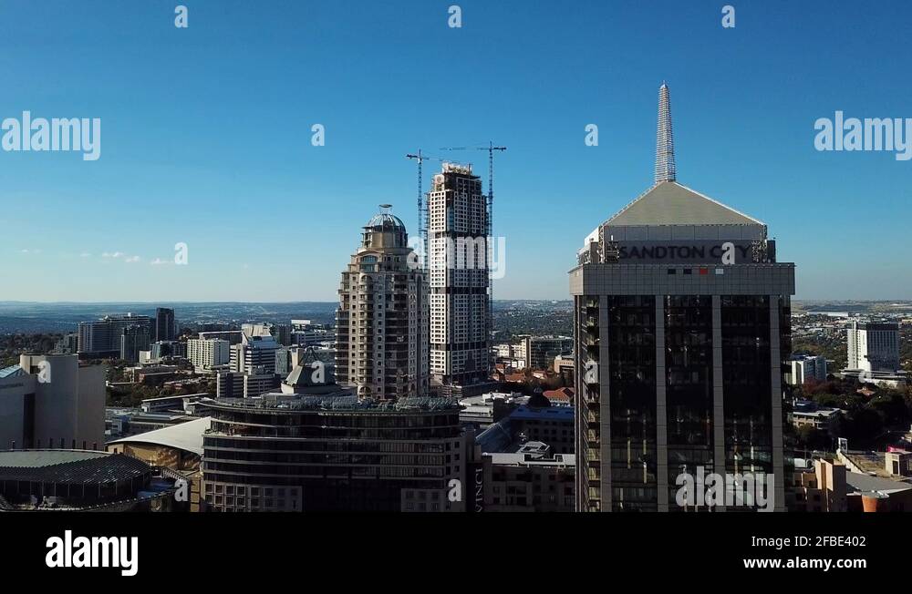 Sandton, Gauteng, Johannesburg, South Africa Aerial/Drone cinematic
