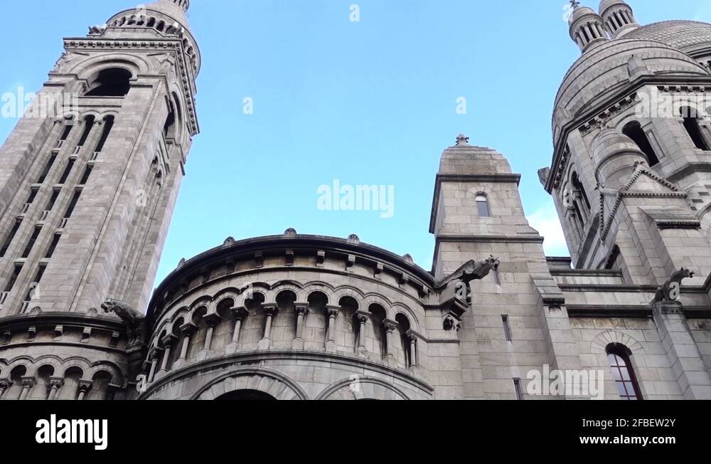 Basílica notre dame du sacre coeur Stock Videos & Footage HD and 4K