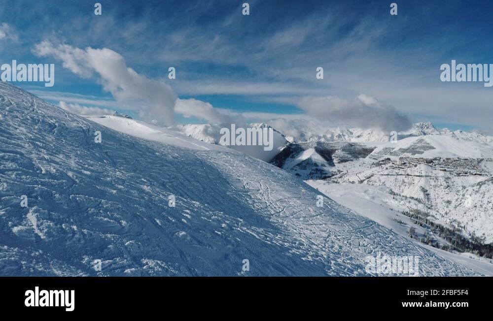 Ski tracks on a slope Stock Videos & Footage HD and 4K Video Clips Alamy