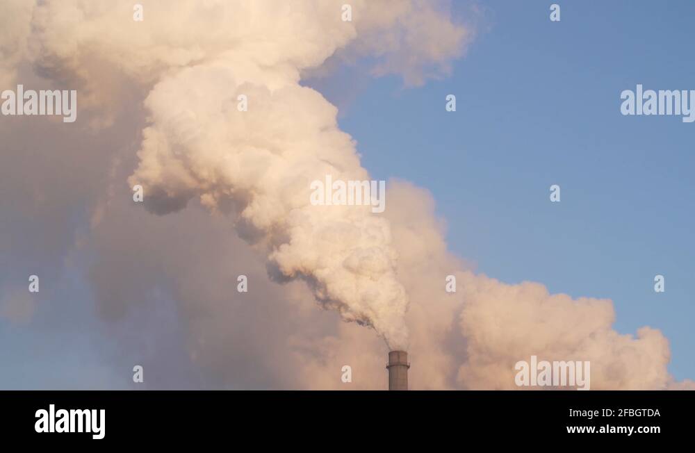 Power plant road smoke Stock Videos & Footage HD and 4K Video Clips