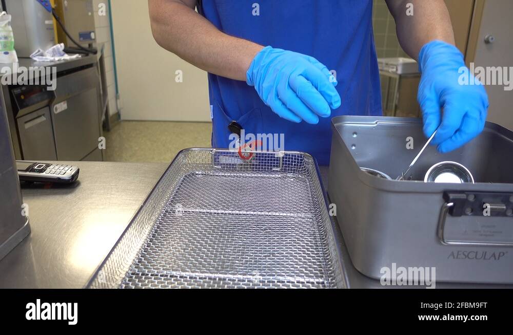 Washing surgical instruments Stock Videos & Footage HD and 4K Video