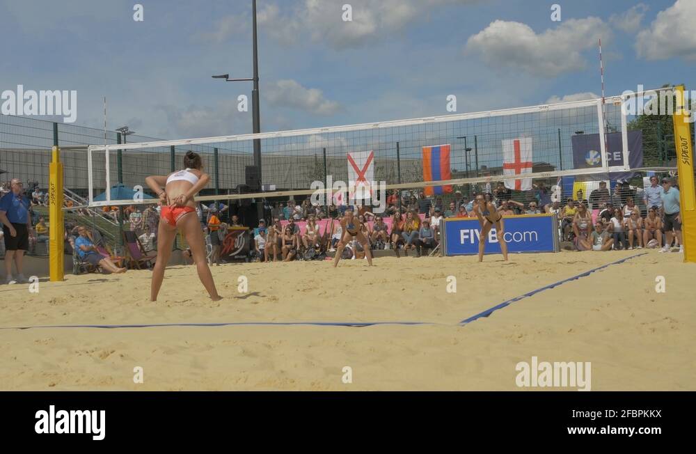 Olympic beach volleyball olympic beach Stock Videos & Footage HD and