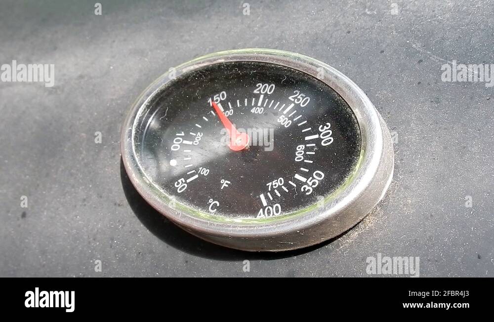 Heat thermometer hot temperature dial gauge Stock Videos & Footage - HD ...