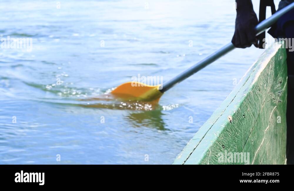 close Up of hands canoeing at the River Nile Stock Video Footage Alamy