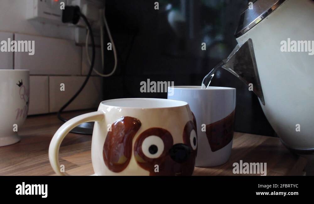 Girl pouring boiling water Stock Videos & Footage HD and 4K Video