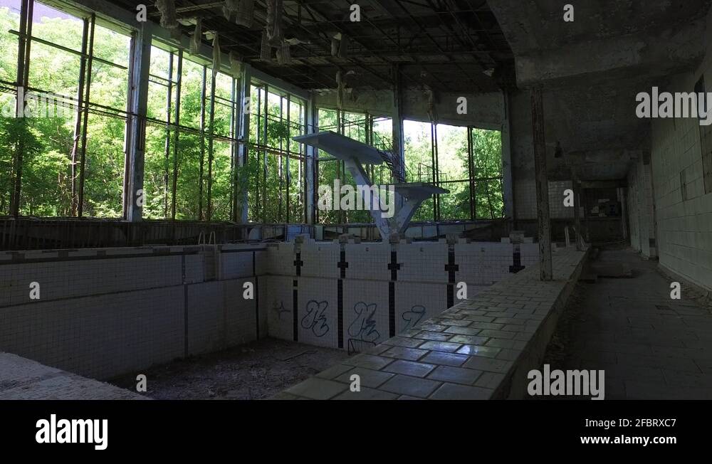 Chernobyl diving platform Stock Videos & Footage HD and 4K Video