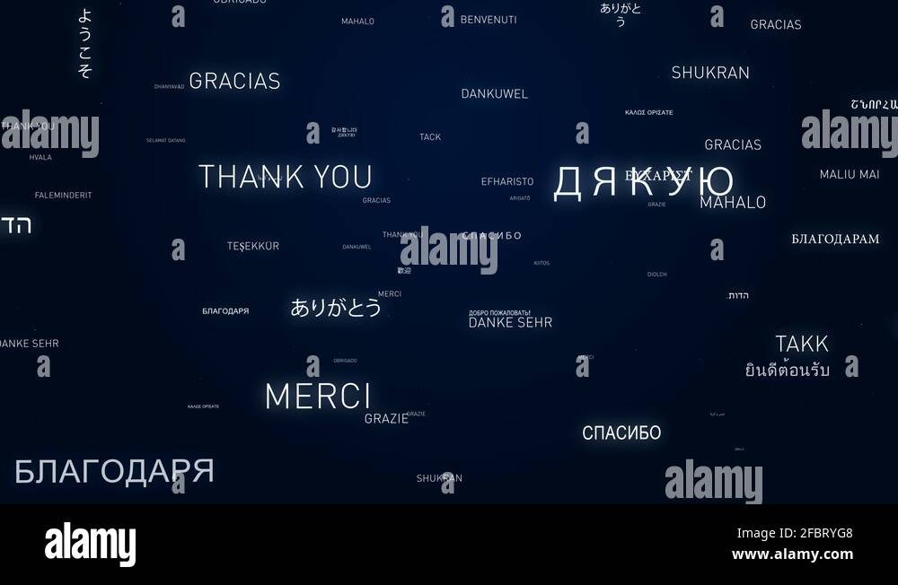 Thank in different languages Stock Videos & Footage - HD and 4K Video ...