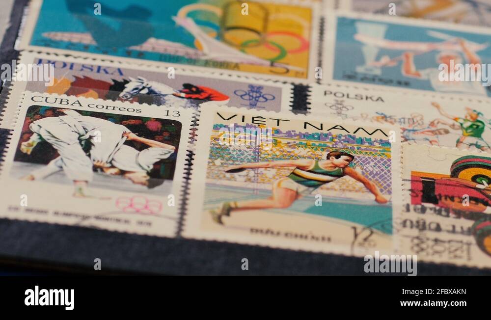 Olympic stamp Stock Videos &amp; Footage - HD and 4K Video Clips - Alamy