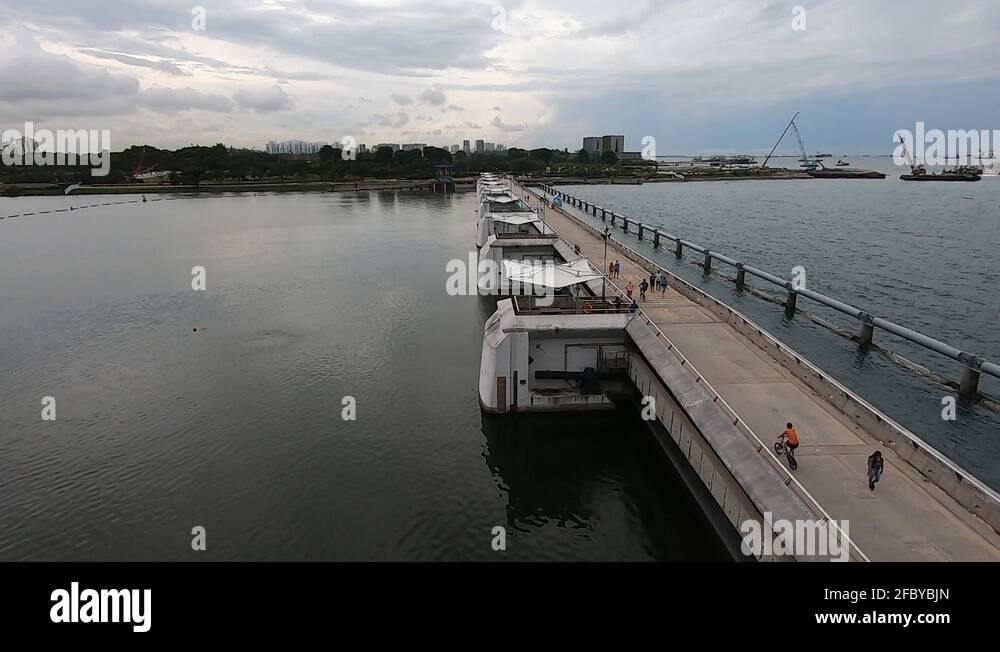 Marina barrage reservoir Stock Videos & Footage HD and 4K Video Clips