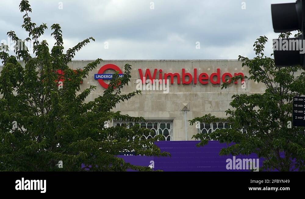 Wimbledon station sign Stock Videos & Footage HD and 4K Video Clips