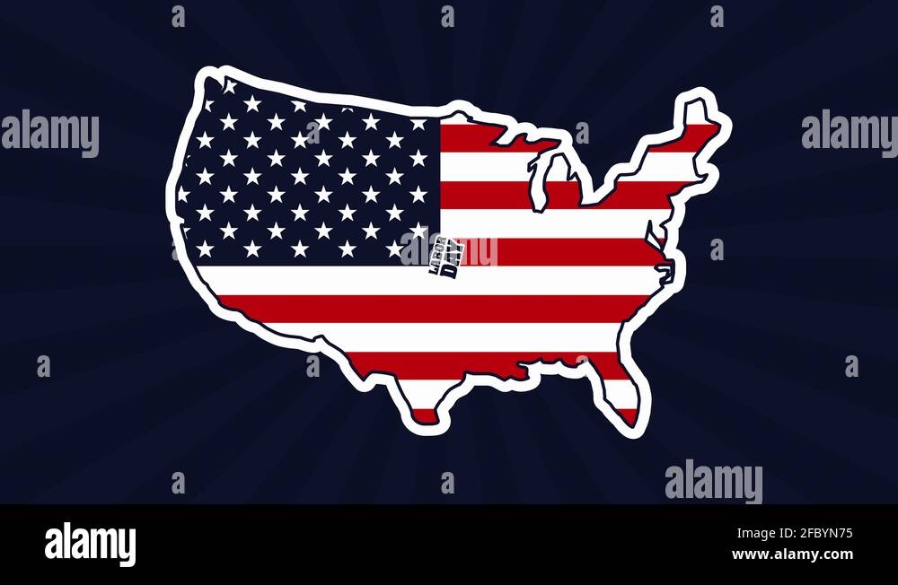 Usa map flag colors Stock Videos & Footage HD and 4K Video Clips Alamy