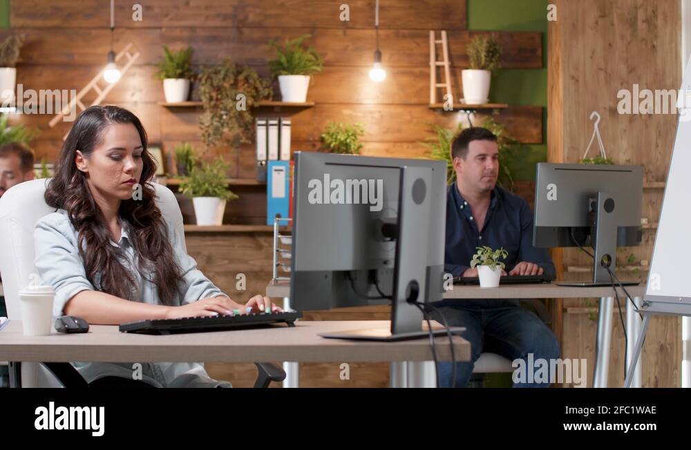 Busy office environment Stock Videos & Footage - HD and 4K Video Clips ...