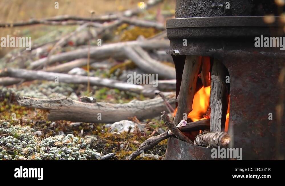 Camping stove mountain lake Stock Videos & Footage HD and 4K Video