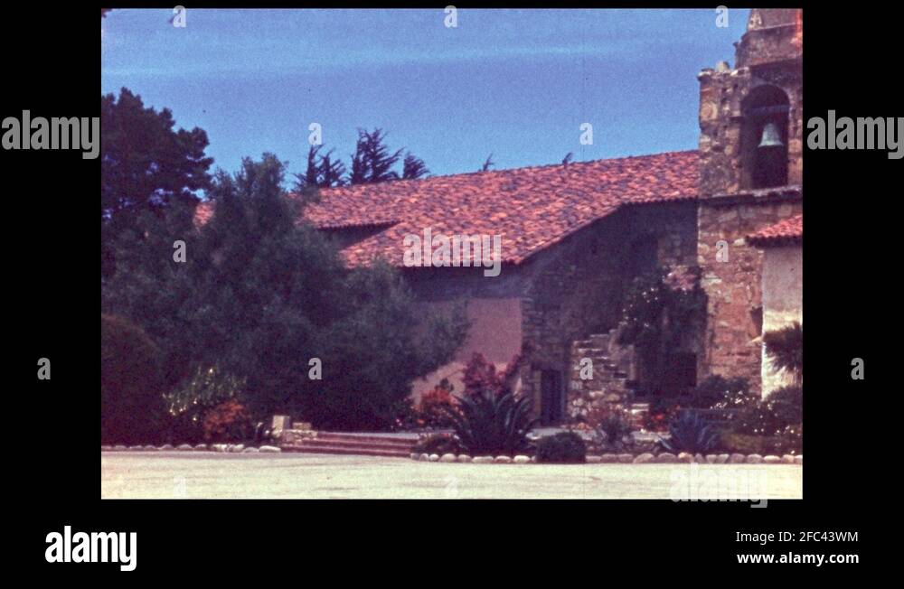 Spanish mission style architecture Stock Videos & Footage - HD and 4K