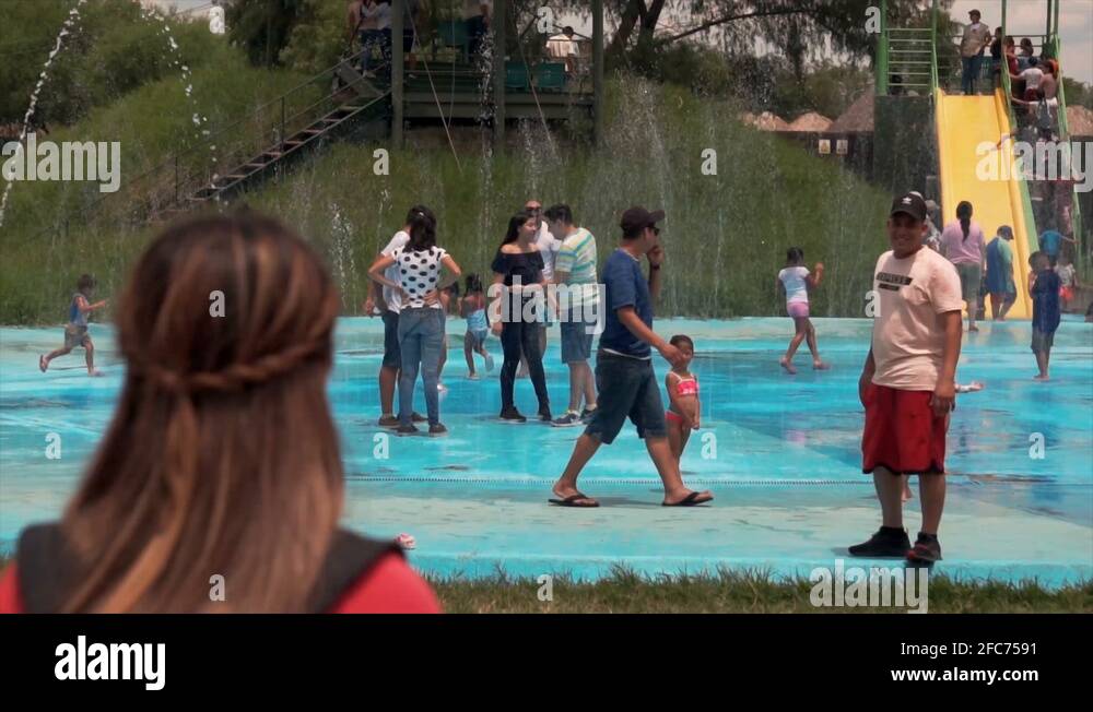 water park in monterrey mexico Stock Video Footage Alamy