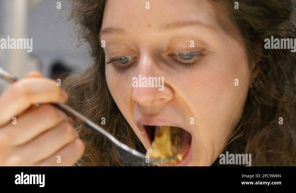 A girl eating a dessert Stock Videos & Footage HD and 4K Video Clips